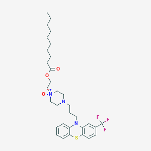 molecular formula C32H44F3N3O3S B195934 氟奋乃静癸酸盐 N-4-氧化物 CAS No. 76005-64-6