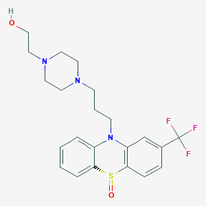 molecular formula C22H26F3N3O2S B195943 氟奋乃静亚砜 CAS No. 1674-76-6