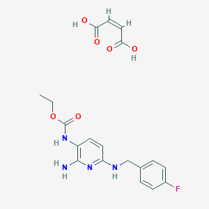 molecular formula C19H21FN4O6 B195951 Flupirtine maléate CAS No. 75507-68-5