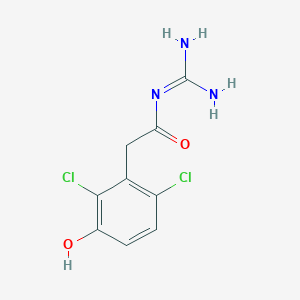 molecular formula C9H9Cl2N3O2 B195956 3-羟基胍法辛 CAS No. 78197-84-9