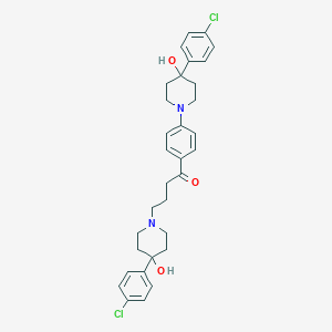 B195970 4-(4-(4-Chlorophenyl)-4-hydroxypiperidin-1-yl)-1-(4-(4-(4-chlorophenyl)-4-hydroxypiperidin-1-yl)phenyl)butan-1-one CAS No. 67987-08-0