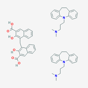 molecular formula C23H16O6.2C19H24N2 B195987 帕莫酸丙咪嗪 CAS No. 10075-24-8