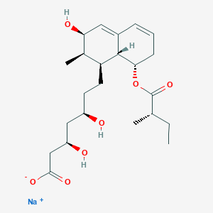 B019601 Sodium;(3R,5R)-7-[(1S,2R,3R,8S,8aR)-3-hydroxy-2-methyl-8-[(2S)-2-methylbutanoyl]oxy-1,2,3,7,8,8a-hexahydronaphthalen-1-yl]-3,5-dihydroxyheptanoate CAS No. 1246814-88-9