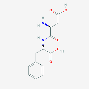 molecular formula C13H16N2O5 B196057 L-天冬酰基-L-苯丙氨酸 CAS No. 13433-09-5