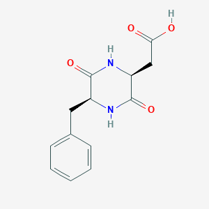 molecular formula C13H14N2O4 B196060 环（天冬氨酰苯丙氨酰） CAS No. 5262-10-2