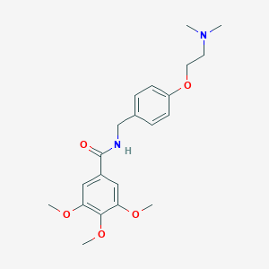 molecular formula C21H28N2O5 B196071 曲美苯酰胺 CAS No. 138-56-7
