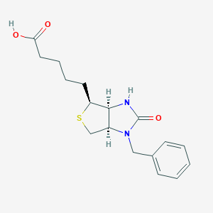 molecular formula C17H22N2O3S B196102 1'N-苄基生物素 CAS No. 76335-62-1