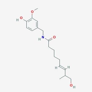 B196125 17-Hydroxy Capsaicin CAS No. 69173-71-3