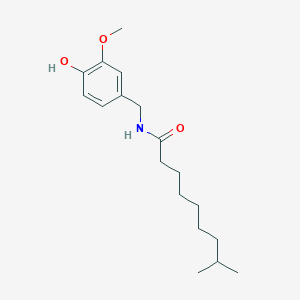 molecular formula C18H29NO3 B196133 Dihydrocapsaïcine CAS No. 19408-84-5