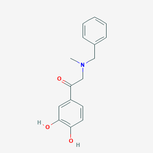molecular formula C16H17NO3 B196134 2-(苄基甲基氨基)-3',4'-二羟基苯乙酮 CAS No. 36467-25-1