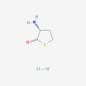 molecular formula C4H8ClNOS B196184 D-同型半胱氨酸硫内酯盐酸盐 CAS No. 1120-77-0