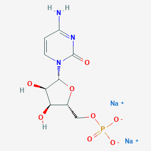molecular formula C9H12N3O8PNa2 B196185 5'-单磷酸胞苷二钠盐 CAS No. 6757-06-8