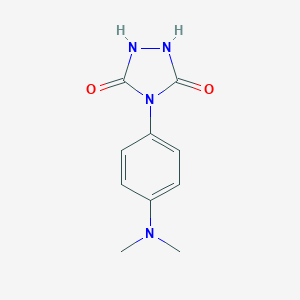 B196192 4-[4-(Dimethylamino)phenyl]-1,2,4-triazolidine-3,5-dione CAS No. 883455-55-8