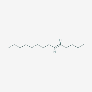 molecular formula C14H28 B196200 5-十四碳烯，(E)- CAS No. 41446-66-6