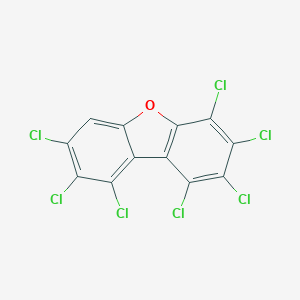 molecular formula C12HCl7O B196246 1,2,3,4,7,8,9-Heptachlorodibenzofuran CAS No. 55673-89-7