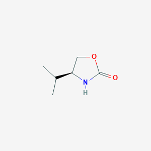 molecular formula C6H11NO2 B019638 (S)-4-异丙基-2-恶唑烷酮 CAS No. 17016-83-0