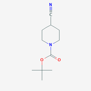 molecular formula C11H18N2O2 B019699 1-Boc-4-cyanopiperidine CAS No. 91419-52-2