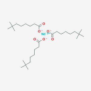 molecular formula C30H57NdO6 B019721 Neodecanoic acid, neodymium(3+) salt (3:1) CAS No. 106726-11-8