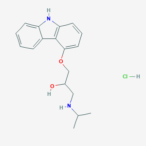 molecular formula C18H23ClN2O2 B019742 卡拉唑盐酸盐 CAS No. 51997-43-4