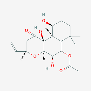molecular formula C22H34O7 B197802 异福司可林 CAS No. 64657-21-2