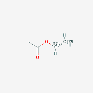 molecular formula C4H6O2 B019804 乙烯基-13C2 乙酸酯 CAS No. 106139-40-6