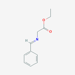 molecular formula C11H13NO2 B019807 2-(苯亚甲基氨基)乙酸乙酯 CAS No. 40682-54-0