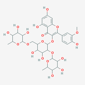 molecular formula C34H42O20 B198086 香蒲皂苷 CAS No. 104472-68-6