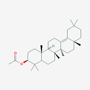 molecular formula C32H52O2 B198114 [(3S,4aR,6aR,6bS,8aR,14aR,14bR)-4,4,6a,6b,8a,11,11,14b-八甲基-1,2,3,4a,5,6,7,8,9,10,12,13,14,14a-十四氢皮 сен-3-基] 乙酸酯 CAS No. 51361-60-5