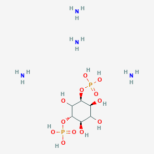 molecular formula C6H26N4O12P2 B019823 D-myo-Inositol 2,4-bisphosphate ammonium salt CAS No. 106358-02-5