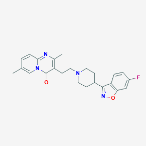 molecular formula C24H25FN4O2 B019824 5,6,7,8-十四氢甲基利培酮 CAS No. 106266-08-4