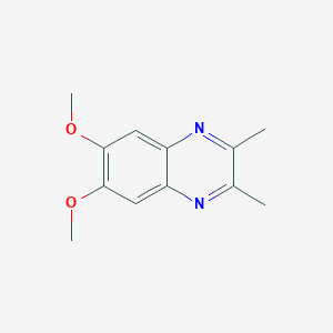 molecular formula C12H14N2O2 B019829 6,7-二甲氧基-2,3-二甲基喹喔啉 CAS No. 32388-00-4