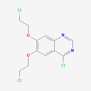 B019842 4-chloro-6,7-bis(2-chloroethoxy)Quinazoline CAS No. 183322-21-6