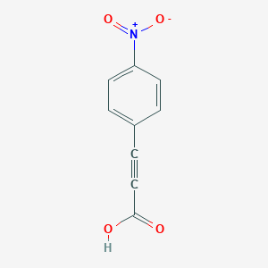 molecular formula C9H5NO4 B019855 3-(4-硝基苯基)丙炔酸 CAS No. 2216-24-2