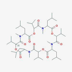 molecular formula C48H84N4O12 B019859 巴西亚诺内酯 CAS No. 64763-82-2