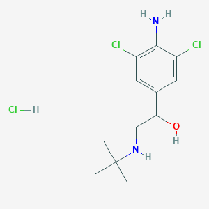 molecular formula C12H19Cl3N2O B019862 盐酸克伦特罗 CAS No. 21898-19-1