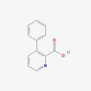 molecular formula C12H9NO2 B019870 3-苯基吡啶-2-甲酸 CAS No. 103863-15-6