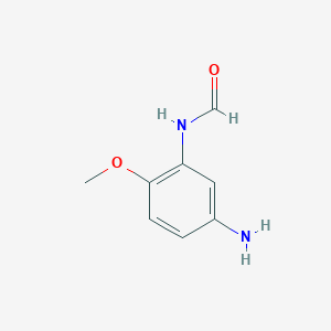 molecular formula C8H10N2O2 B019879 N-(5-氨基-2-甲氧基苯基)甲酰胺 CAS No. 78939-34-1