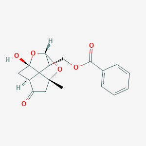 molecular formula C17H18O6 B198810 Paeoniflorigenone CAS No. 80454-42-8