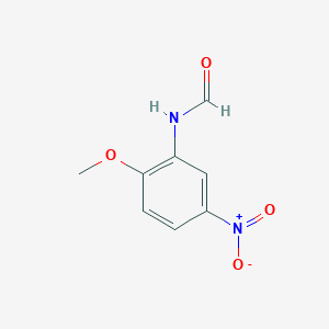 molecular formula C8H8N2O4 B019883 N-(2-methoxy-5-nitrophenyl)formamide CAS No. 149686-06-6