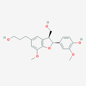 molecular formula C20H24O6 B198886 (2R,3S)-Dihydrodehydroconiferyl alcohol CAS No. 126253-41-6