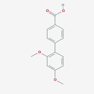 molecular formula C15H14O4 B019889 4-(2,4-dimethoxyphenyl)benzoic Acid CAS No. 108474-22-2