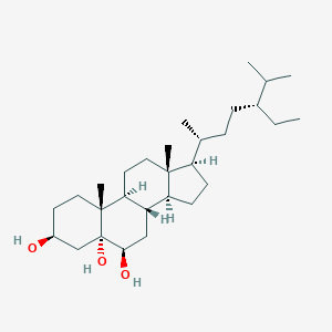 molecular formula C29H52O3 B198974 Stigmastane-3beta,5alpha,6beta-triol CAS No. 20835-91-0