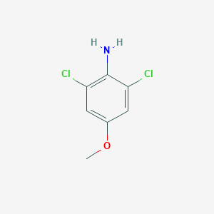 molecular formula C7H7Cl2NO B019904 2,6-Dichloro-4-methoxyaniline CAS No. 6480-66-6