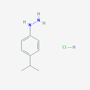 molecular formula C9H15ClN2 B019915 4-异丙基苯肼盐酸盐 CAS No. 118427-29-5