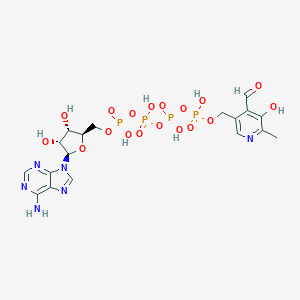 molecular formula C18H24N6O18P4 B019920 腺苷四磷酸吡哆醛 CAS No. 101418-64-8
