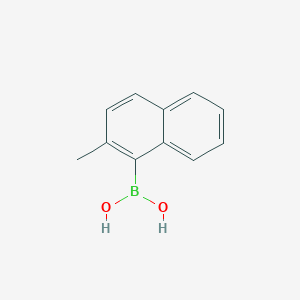 molecular formula C11H11BO2 B019974 (2-甲基萘-1-基)硼酸 CAS No. 103989-84-0