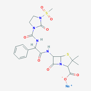 molecular formula C21H24N5NaO8S2 B019979 美罗西林钠 CAS No. 59798-30-0