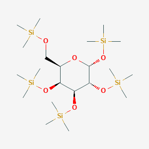 trimethyl-[[(2R,3S,4S,5R,6R)-3,4,5,6-tetrakis(trimethylsilyloxy)oxan-2-yl]methoxy]silane