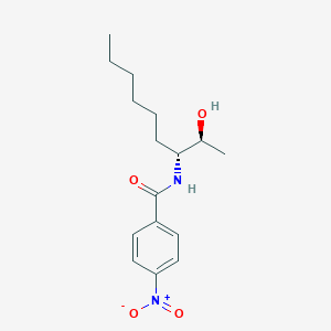 molecular formula C16H24N2O4 B020105 N-[(2S,3R)-2-羟基壬-3-基]-4-硝基苯甲酰胺 CAS No. 119691-06-4