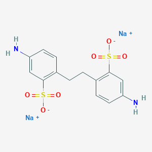 molecular formula C14H14N2Na2O6S2 B020123 2,2'-乙烯双(5-氨基苯磺酸钠) CAS No. 4285-28-3